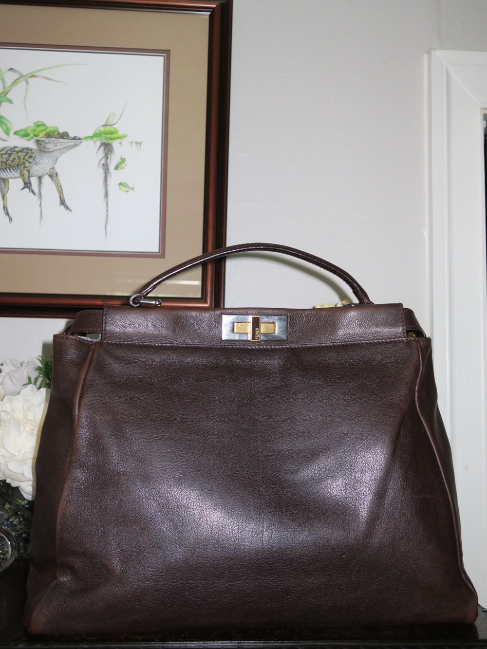 Large Fendi Peekaboo bag